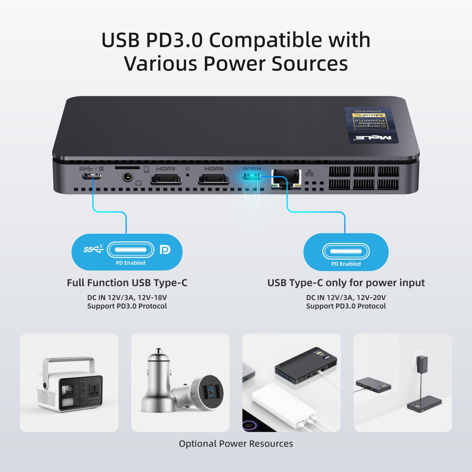 MeLE Overclock 3C Slim Mini PC N5095 (up to 2.9GHz) 8GB DDR4 RAM 128GB Storage Micro Desktop Computer Dual HDMI + USB-C 4K Triple Display 2.4G/5GHz WiFi BT5.2 GbE, on IoT, Home Theater, Conference
