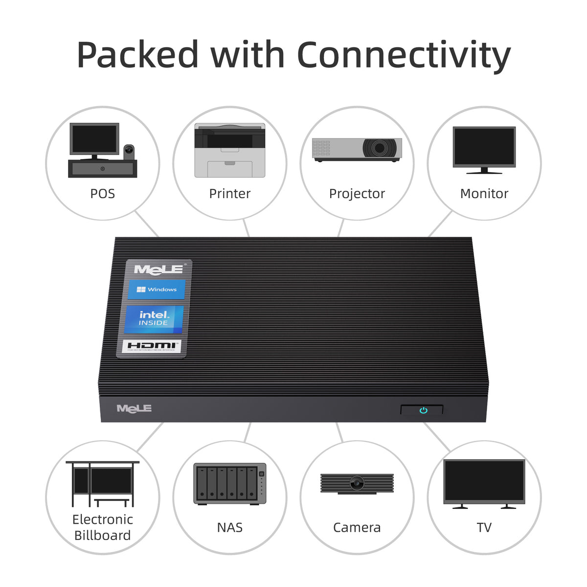MeLE Overclock 3C + Quieter 2Q Mini PC 2-Pack – Dual Mini PC Bundle