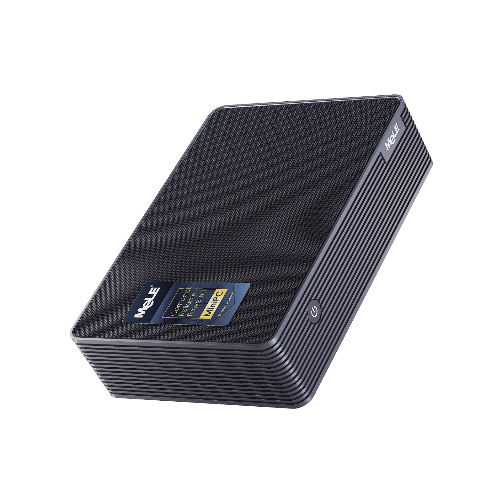 MeLE Quieter HD Industrial Fanless PC | Intel N150 Mini Computer, Triple 4K Display, Dust-Resistant Design, 24/7 Operation for Digital Signage & Automation