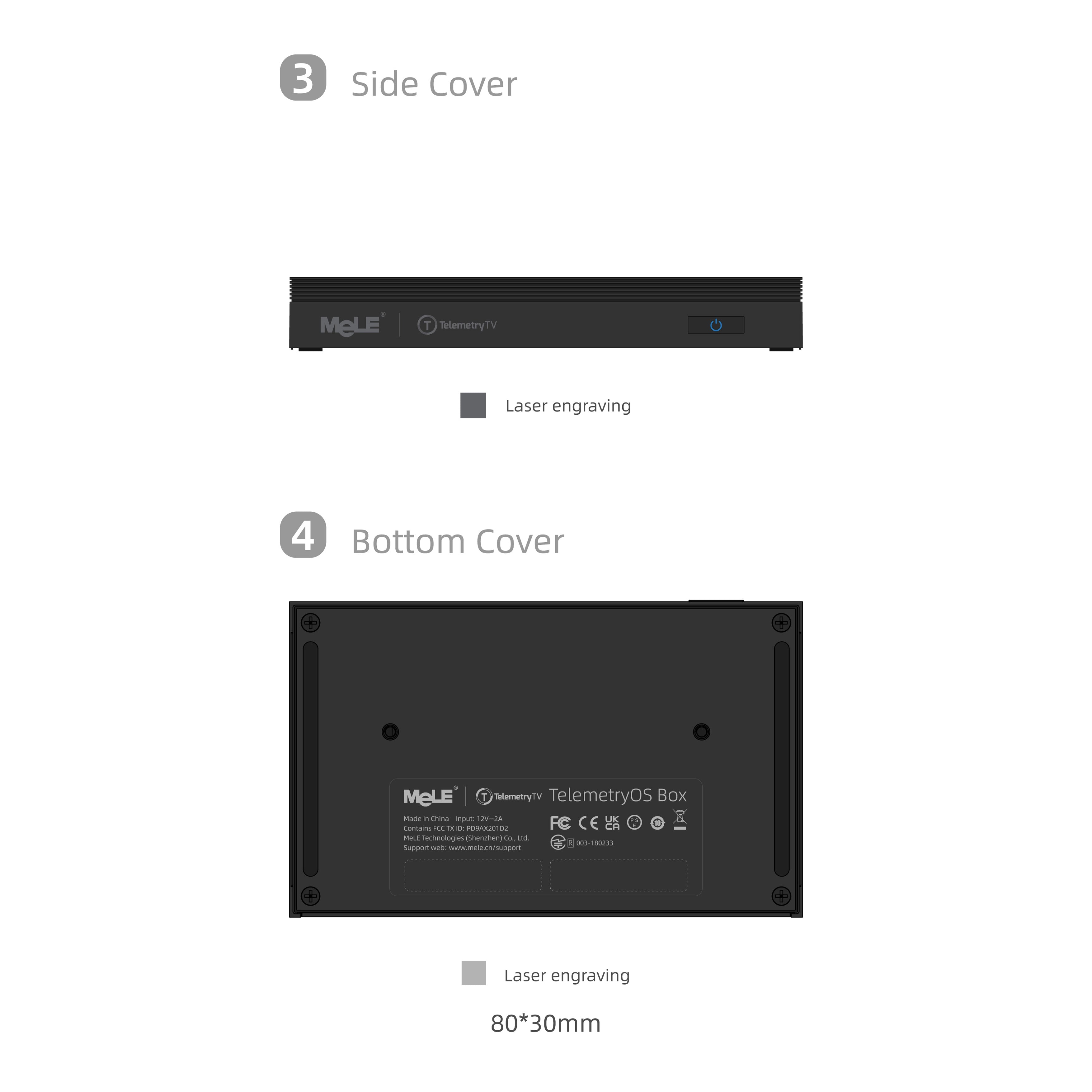 QUIETER 2Q/3Q/3C/4C & PCG02 Pro -- CUSTOMIZATION FEE