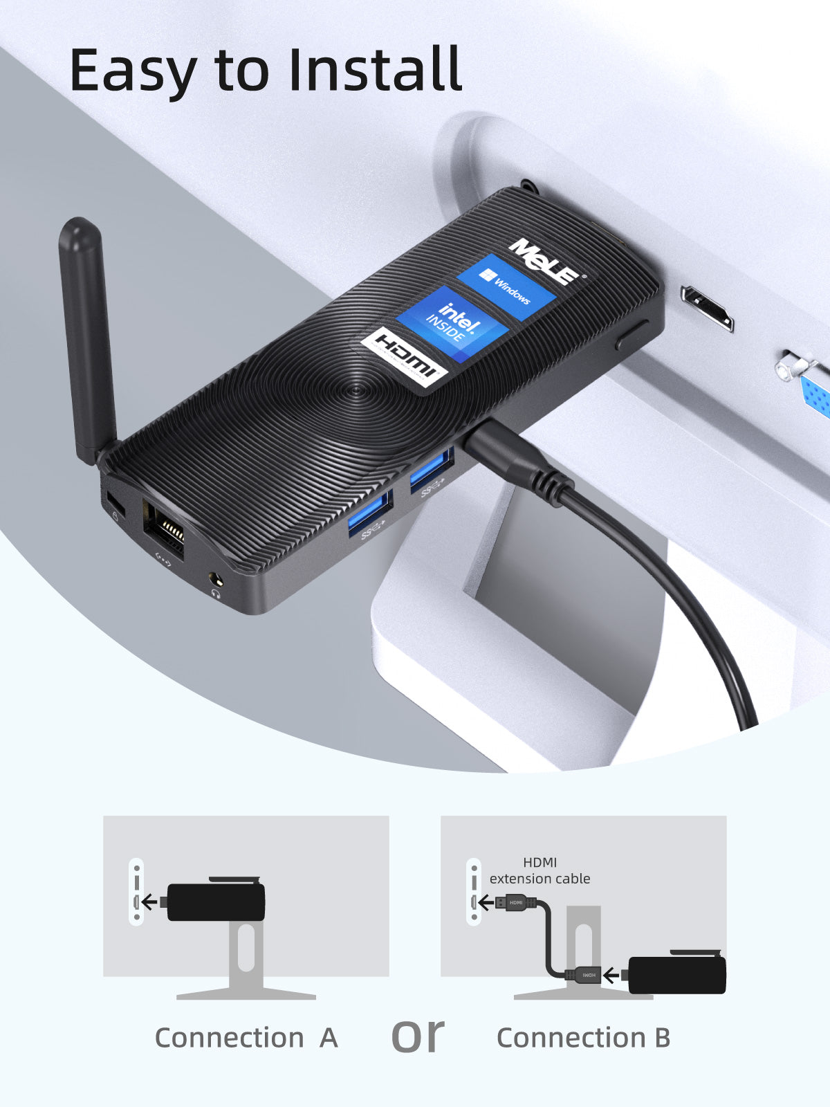 MeLE PCG02 - Fanless PC Stick N4000