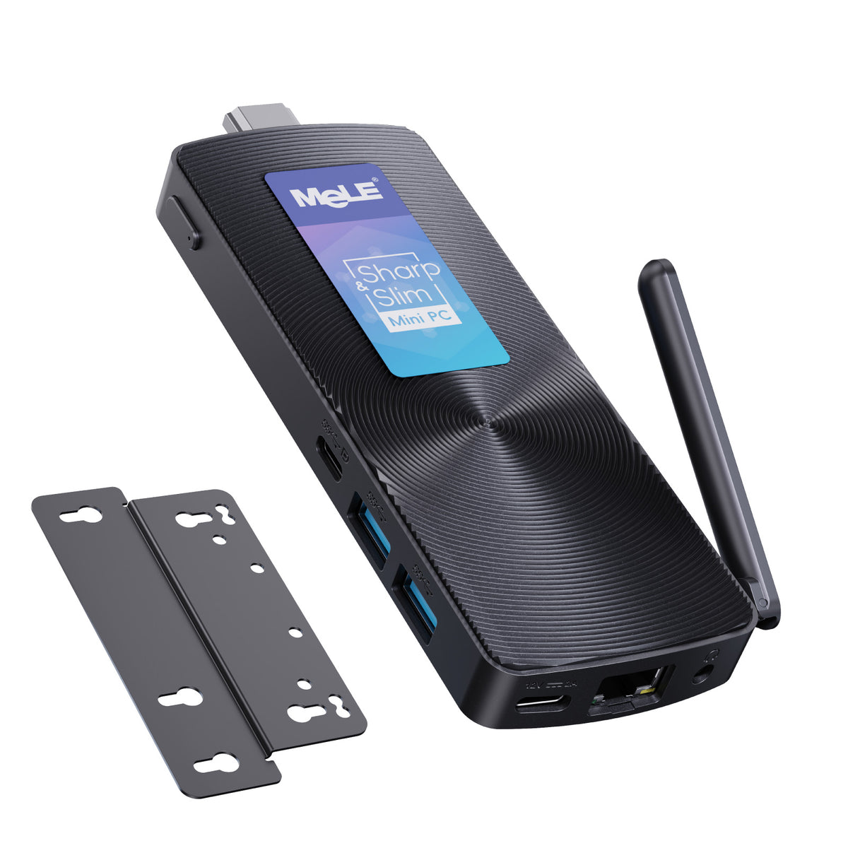 Pc Stick Pc MeLE Fanless Mini PC Stick PCG02, N100 8GB RAM 128GB Storage Micro Des