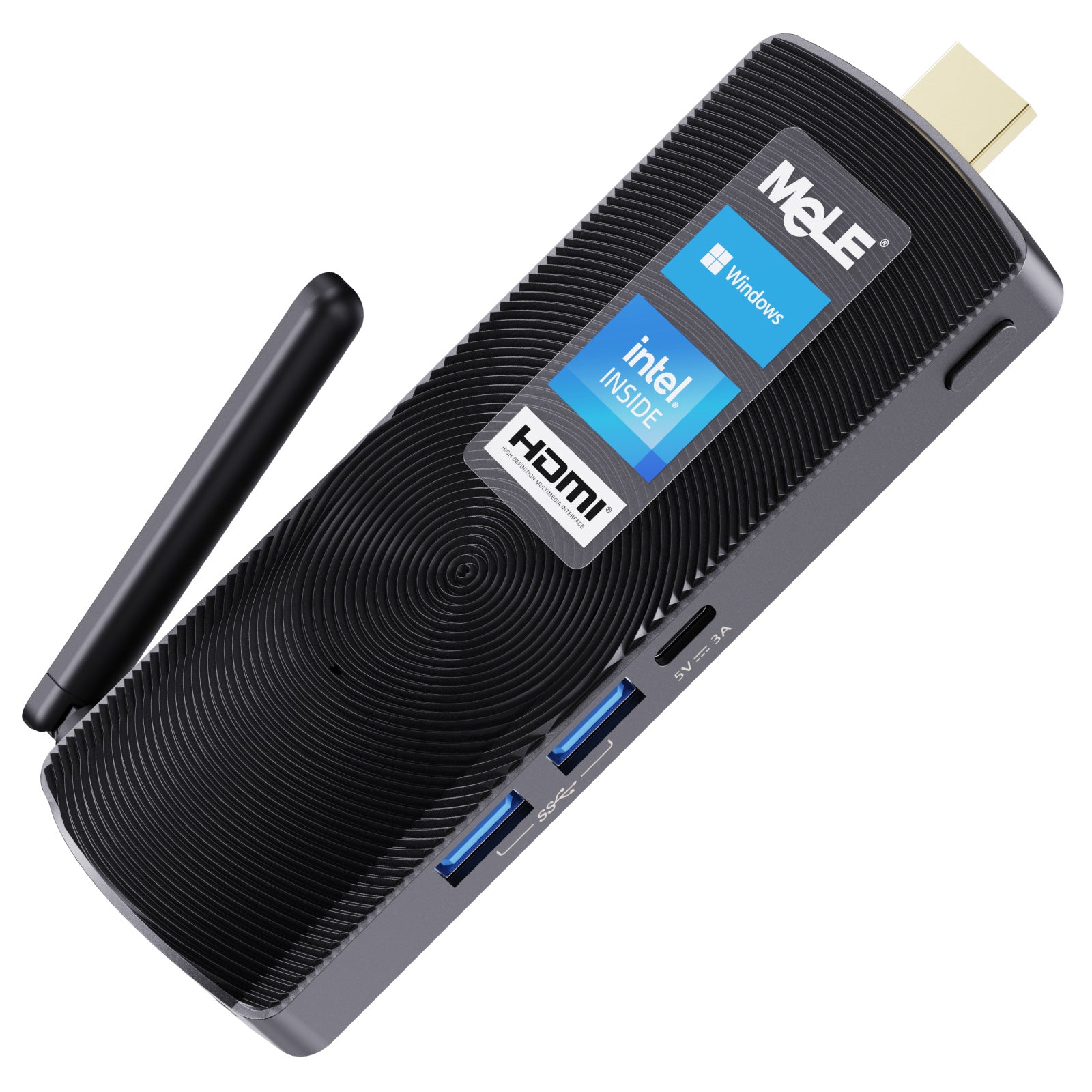 MeLE PCG02 GLE Fanless PC Stick Intel Gemini Lake J4125 Windows 11 Pro Small Computer Portable Micro PC, LPDDR4, Windows11, HDMI 4K 60Hz, 2.4G/5G Wi-Fi, Gigabit Ethernet, BT 4.2, USB 3.0*2, Wake on LAN, PXE